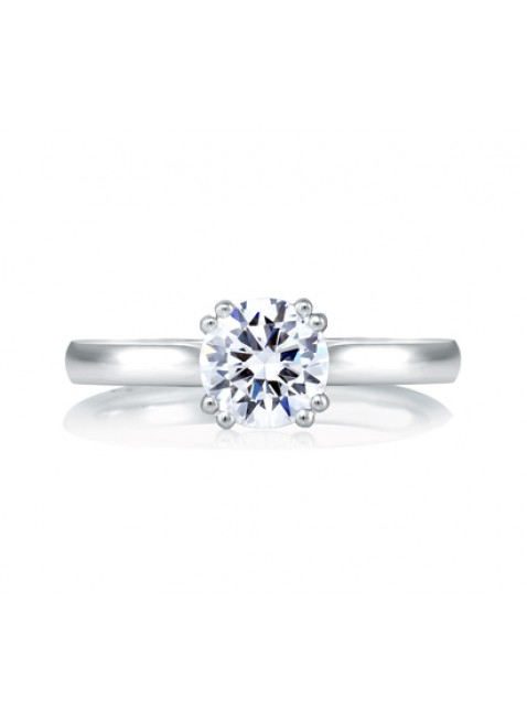 A. Jaffe Classic Double Prong Solitaire Engagement Ring #MES166