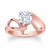 Rose Gold Solitaire