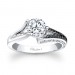 Black & White Diamond Engagement Ring 