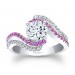 Pink Sapphire Engagement Ring - 7912LPSW
