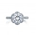 A. Jaffe Statement Diamond Petal Engagement Ring  #ME1622