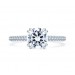 A. Jaffe Quilted Pave Engagement Ring #ME1841Q