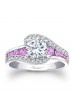 Pink Sapphire Engagement Ring - 7898LPSW
