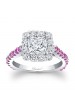 Pink Sapphire Engagement Ring - 7939LPSW